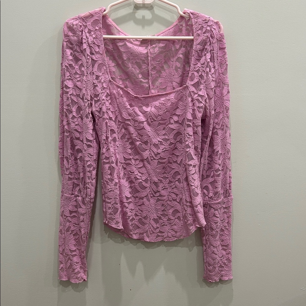 Free People Lace Long sleeve
